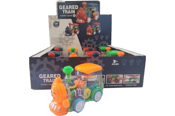 Ctoy Oyuncak Işıklı Sesli Şeffaf Tren 