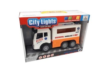 Ctoy Oyuncak Işıklı Ve Sesli Ambulans Kamyon 89-207B
