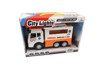 Ctoy Oyuncak Işıklı Ve Sesli Dönen Ambulans Kamyon 89-303A