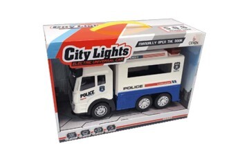 Ctoy Oyuncak Işıklı Ve Sesli Polis Kamyon 89-302A