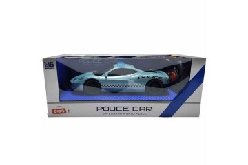 Ctoy Oyuncak Işıklı Ve Sesli Uzaktan Kumandalı Polis Arabası 1:16 CTOY-QX3689-A1