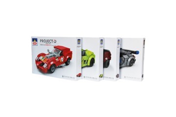 Ctoy Oyuncak Lego Yarış Arabaları Seti 8 Li Stand CTOY-KY6139