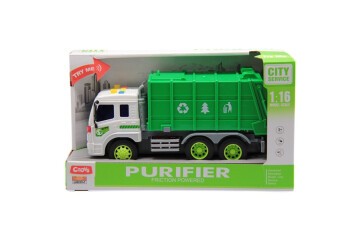 Ctoy Sesli Ve Pilli Çöp Kamyonu 1:16