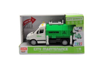 Ctoy Sesli Ve Pilli Çöp Konterner Toplayıcı 1:16