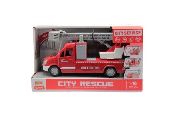 Ctoy Sesli Ve Pilli Sepetli İtfaiye 1:16