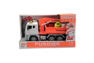 Ctoy Sesli Ve Pilli Vinçli Çöp Taşıyıcı