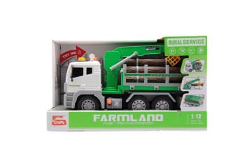 Ctoy Sesli Ve Pilli Vinçli Kütük Taşıyıcı