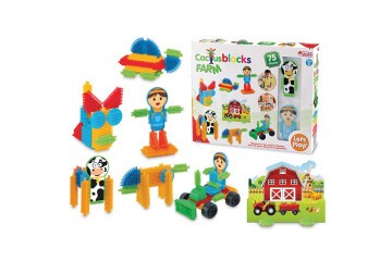 Dede Oyuncak Kaktüs Bloklar Çiftlik 75 Parça 03312