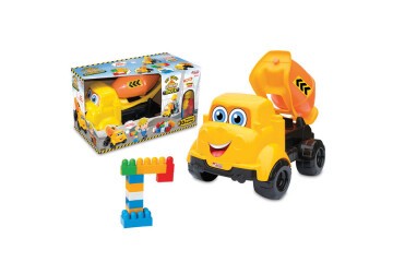 Dede Oyuncak Kutulu Büyük Çimento Kamyonum Bloklu 30 Parça 03433