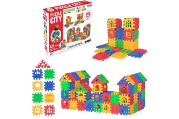 Dede Oyuncak Puzzle City 128 Parça