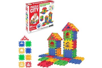 Dede Oyuncak Puzzle City 64 Parça