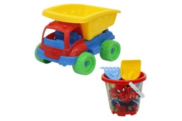 Dede Oyuncak Spiderman Büyük Kamyon Plaj Set 03515