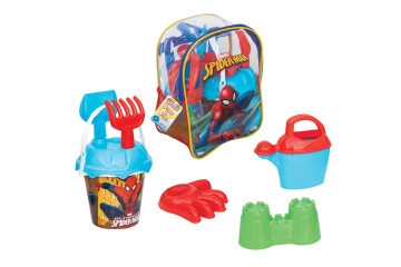 Dede Oyuncak Spiderman Resimli Sırt Çantalı Plaj Set