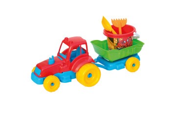 Dede Oyuncak Spiderman Traktör Plaj Set 03514