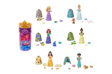 Disney Prenses Color Reveal Renk Değiştiren Ana Karakter Bebekler - 1.Seri HMB69