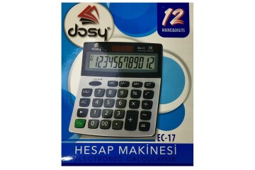 Dosy Hesap Makinesi Masa Üstü 12 Hane EC-17