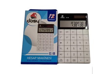 Dosy Hesap Makinesi Orta Boy Beyaz EC-5B