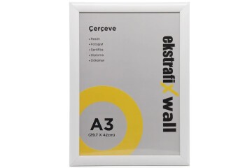 Ekstrafix Çerçeve A3 22 Li Beyaz Fix-çb07