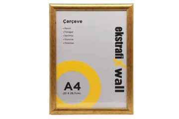 Ekstrafix Çerçeve A4 22 Li Altın Fix-ça05