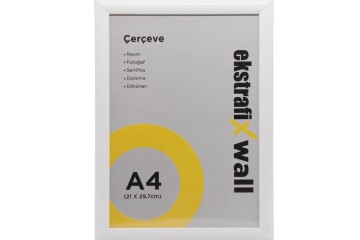 Ekstrafix Çerçeve A4 22 Li Beyaz Fix-çb04
