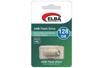 Elba Flash Bellek 128 Gb Metal 2.0 Usb