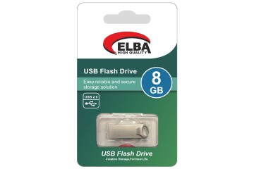 Elba Flash Bellek 8 Gb Metal 2.0 Usb