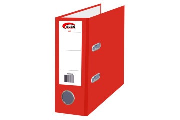 Elba Telgraf Klasör Plastik Lüx Geniş Kırmızı