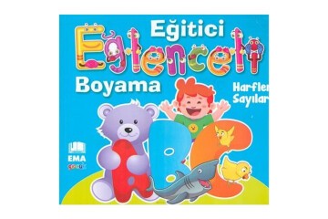 Ema Eğitici Eğl.Boyama-Harfler-Sayılar/Emaçocuk