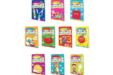 Ema Renklerle Öğreniyorum Boyama 1-10/Emaçocuk