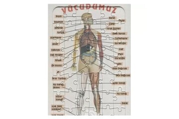 Ema Yap-Boz İnsan Vücudu 25x35 /Eleleilkadım
