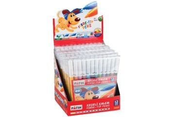 Fatih Keçeli Boya Kalemi 12 Renk 34020