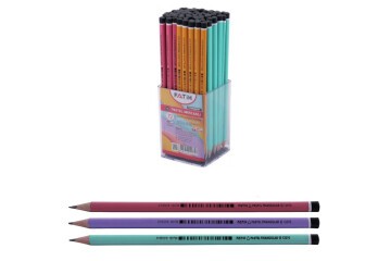 Fatih Kurşun Kalem Üçgen Mercanlı Pastel Renkli 12070