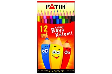 Fatih Kuru Boya Karton Kutu Tam Boy 12 Lİ 33112