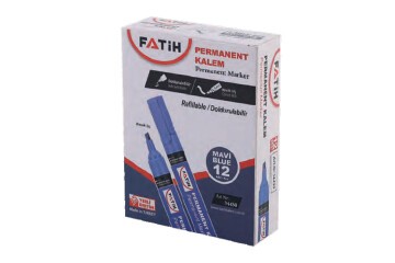 Fatih Markör Permanent Kesik Uç Mavi 34430
