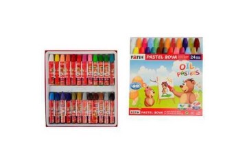 Fatih Pastel Boya Karton Kutu Köşeli 24 Renk 50340