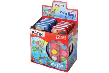 Fatih Sulu Boya 12 Renk 24 ML F-12