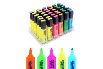 Globox Fosforlu Kalem Pastel Renk 36 Lı Stand 3233