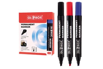 Globox Koli Kalemi Kesik Uç Siyah 6923