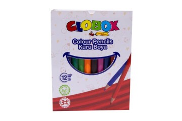 Globox Kuru Boya Kısa 12 Li 3670