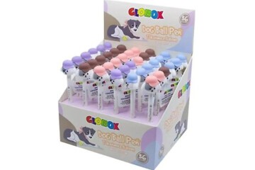 Globox Tükenmez Kalem Şapkalı Köpek 36 Lı 3503