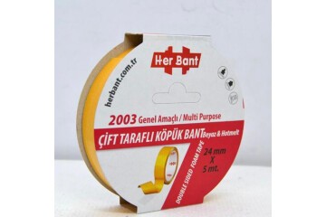 Her Bant Çift Taraflı Köpük Bant Askılı 24x5 Mt 2003