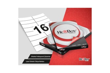 Herboy Laser Etiket 100 YP 105x37.125 Laser-Copy-Inkjet HB-1105