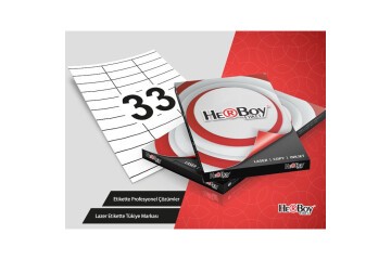 Herboy Laser Etiket 100 YP 70x25 Laser-Copy-Inkjet HB-1133