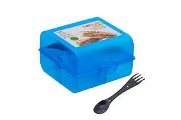 Herevin Beslenme Kutusu-Naturel-Pembe-Mavi 161274-000