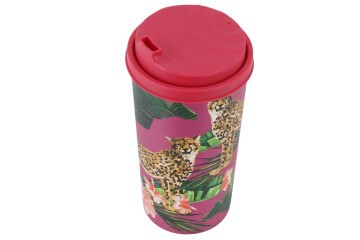 Herevin Desenli Kahve Bardağı-Leopar 470 CC 161920-014