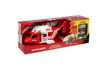 Heroes Toys Helikopter Ambulans Seti Arabalı