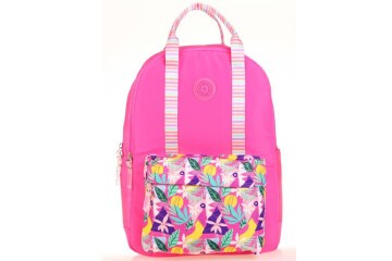 Kaukko Sırt Çantası Double Strıpe Pink K1762