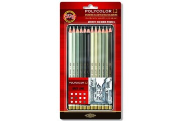Koh-I Noor Artist´s 12 li Gri Line K. Boya
