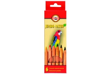 Koh-I Noor Jumbo Natur Kuru Boya Seti 6 Lı 0271