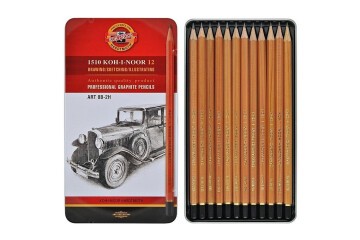 Koh-I Noor Set Of Gaphite Pencils 1512 N
